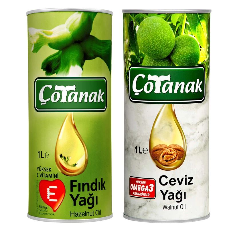 روغن گردو + روغن فندق